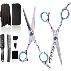 Hair Cutting Scissors Kit,11 Pcs Professional Haircut Scissors Kit with Scissors